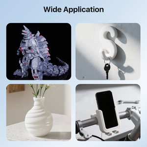 Nextshapes 1kg 1.75mm máy in 3D Filament fdm 3D vật liệu in khó khăn hơn bằng đá cẩm thạch trắng PETG Filament - Product Image 6