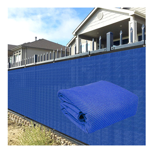 การก่อสร้างรั้วหน้าจอความเป็นส่วนตัว hdpe สีฟ้าฝาครอบกระจกบังลมสําหรับรั้วลิงค์โซ่รั้วสระว่ายน้ํา - Product Image 1
