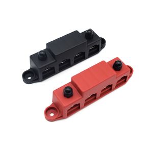 DC Bus Bars Power Distribution Bar 250A 12V 4 Way <strong>Busbar</strong> With Cover for Auto Car Marine Boat - Product Image 3