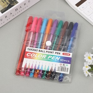 10 Colors 1.0MM Oil Ink Simple <strong>Cheap</strong> <strong>Colorful</strong> Ball <strong>Pen</strong> - Product Image 2