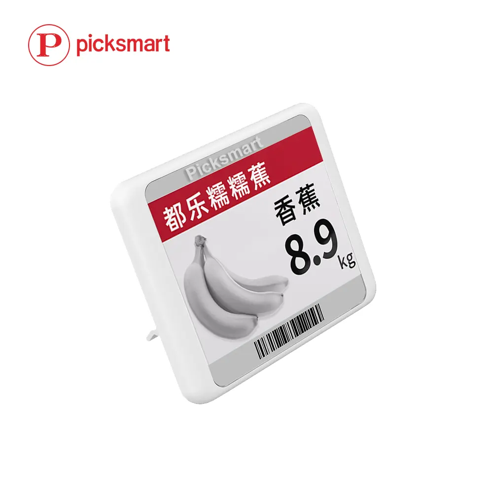 Picksmart e-paper hiển thị 4.2 inch Bluetooth ESL kỹ thuật số giá tag điện tử E-ink giá tag BLE Kệ điện tử lailly