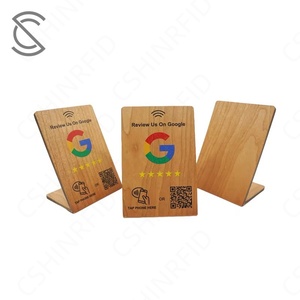 Rfd nfc Google समीक्षा झुकने योग्य ntg213 चिप पर्यावरण अनुकूल संपर्क रहित लक्जरी होटल लकड़ी प्रदर्शन सोशल मीडिया - Product Image 3