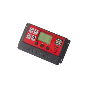 PWM LCD solare Controller di ricarica della batteria 12V 24V10A 20A pannello solare Controller 100w - Product Image 3