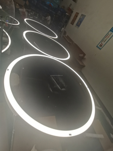 Tùy chỉnh 140W dẫn vòng tròn ánh sáng d150cm cơ thể nhôm 0-10V Dimmable - Product Image 2