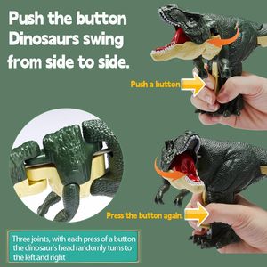 Press Dinosaur <strong>Toy</strong> Tiktok Tyrannosaurus Trigger the T-rex Dragon <strong>Roar</strong> Dinosaur Snapper Fun Robot Hand Pincher Grabber With Sound - Product Image 4