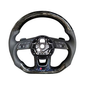 Volante Esportivo Personalizado Volante Real De Fibra De Carbono para <span class=keywords><strong>Audi</strong></span> Volante A4 A5 S4 RS4 Allroad Avant B7 B8 B9 - Product Image 2
