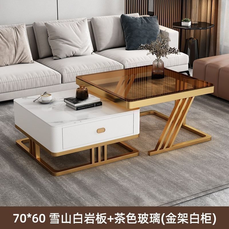 Gold frame white cabinet-snow mountain white rock plate tea glas