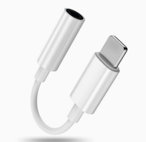 White-Adapter for Apple-Support call+music