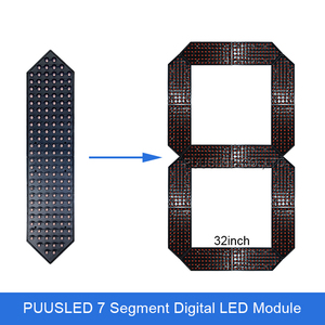 32 Zoll neue 6-stellige 7-Segment-LED-Anzeige Groß segment modul