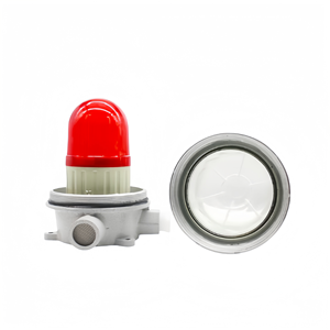 ATEX AC220V 5W WF1 WF2 Pole <strong>Mounted</strong> <strong>G3</strong>/4 Explosion Proof Siren Sound Warning Light System for Machine Detector - Product Image 3