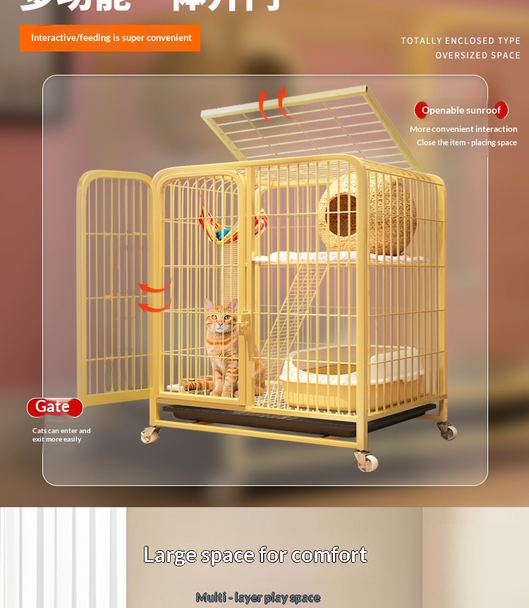 Version Deluxe-lit pour chat + gamelle + baguette teaser + modèle de base