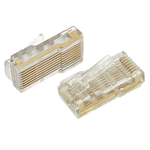 แผงควบคุมอินเวอร์เตอร์ RJ45ขั้วต่อเครือข่ายหัวคริสตัล8P8C ช่องเสียบอีเทอร์เน็ตโปร่งใส L = 26mm - Product Image 5