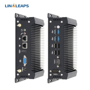 Nuovo prodotto di personalizzazione Fanless industriale Mini PC Embedded Computer industriale con Intel 4th to 13th Gen i7 i5 i3 processori - Product Image 4