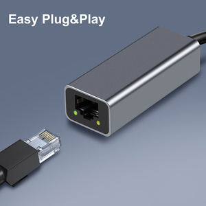 Hot Sale Typ-c USB C 3.0 zu Gigabit Ethernet RJ45 LAN 10/100/1000Mbps Netzwerk adapter mit PD-Aufladung für Telefone, Laptops