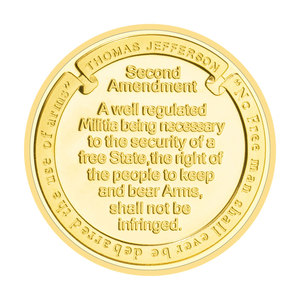 Saint Michael Challenge Coin 2nd sửa đổi kỷ niệm kim loại quà Tặng mạ Vàng sưu tập đồng xu - Product Image 4