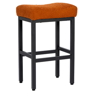 Kim loại hiện đại vuông flannel yên ghế <span class=keywords><strong>24</strong></span> <span class=keywords><strong>inch</strong></span> vải cao ghế nhà bếp thanh đồ nội thất barstool truy cập Chiều cao quán rượu thanh phân - Product Image 1