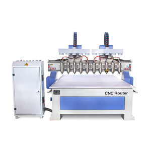 1325 Songli macchine Cnc 2 mandrino dieci teste macchina Router per intaglio del legno utilizzato per realizzare mobili per modelli complessi