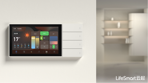 Sakelar lampu Panel kontrol AC rumah pintar, bantalan kontrol layar sentuh peredup Wi-Fi/CoSS/<span class=keywords><strong>ZigBee</strong></span> LifeSmart App Nature 7 - Product Image 4