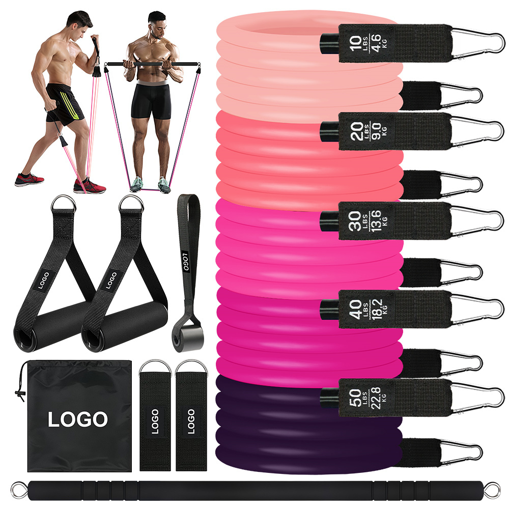 With pilates bar