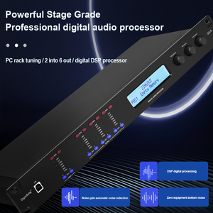 Depusheng DSP260 Two in Six Out Speaker Sound System Professional Digital Intelligent Digital Effector <strong>Audio</strong> Processor - Product Image 2