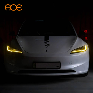 Tesla Model 3 yükseltme için 2024-2025 yeni görünüm CSL sarı DRL panoları LED farlar - Product Image 5