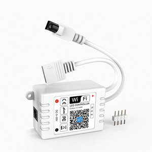 Распродажа вспышки умное приложение DIY Timing Music DC12V DC24V пульт дистанционного управления ИК 24 клавиши WiFi RGB контроллер с функцией микрофона - Product Image 5