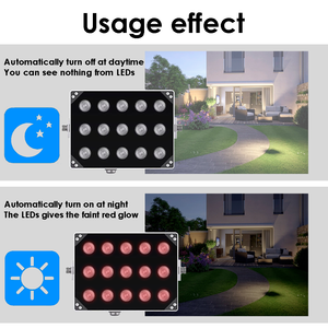 Lámpara iluminadora infrarroja 15 LED Luz IR Visión nocturna Relleno DE SEGURIDAD 15W Potencia para cámara CCTV - Product Image 4