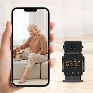 Factory Tuya Smart 4MP WiFi Pequeño con reloj PTZ Batería inalámbrica Camearas Wide Angel Pan Tilt Audio bidireccional Cámara de seguridad - Product Image 2