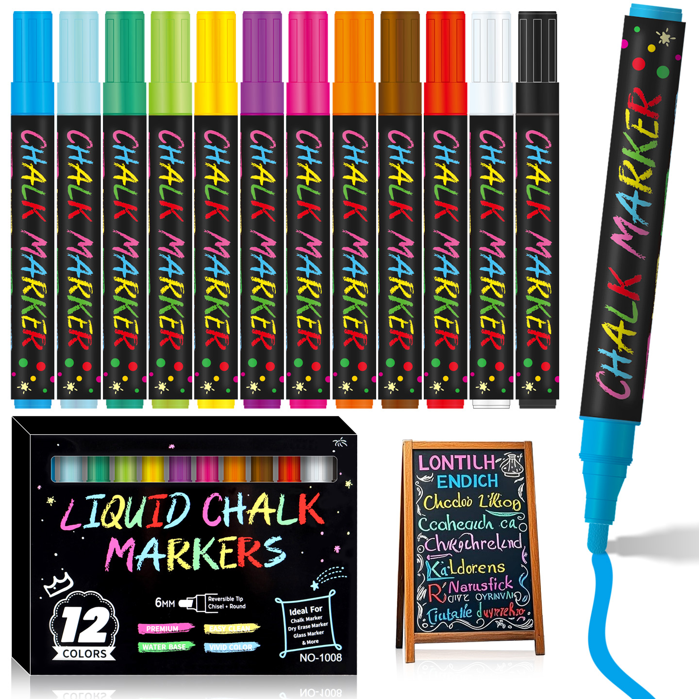 12 Stylos / Boîte