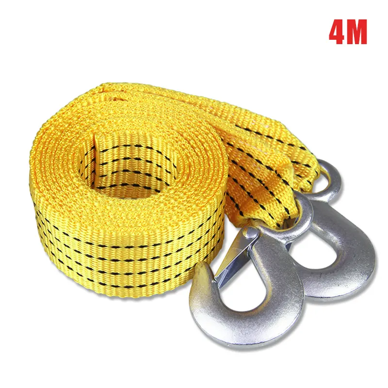 4M Heavy Duty 5Ton Auto Abschlepp kabel Abschleppen für LKW Snatch Strap Abschlepp seile Anhänger Winde Kabel riemen Auto Traktion