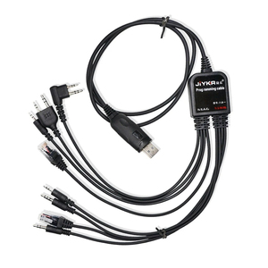8 in 1 Multi Function Interface Baofeng Quansheng Analog <strong>Radio</strong> Walkie Talkie Universal Write Frequency USB FM Writing Data Cable
