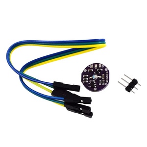 Monitoraggio della frequenza cardiaca del polso 3.3-5V sensore di frequenza cardiaca modulo sensore di impulsi HW-827 filo dupont