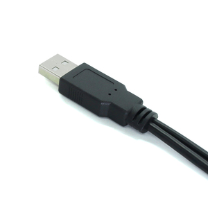 USB 2,0 A macho a USB A hembra 2 Dual USB hembra Jack Y Splitter 2 en 1 Hub adaptador de cable de alimentación Cable de transmisión de datos