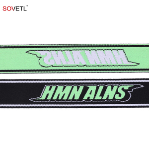 Cinta Elástica Personalizada 2-30mm Alta Tenacidad Poliéster Nylon Polipropileno con Letra Impresa Nuevo Título - Product Image 1