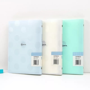 Pure Color PP PVC 20/26/30 Holes Loose Leaf <strong>Notebook</strong> Ruled Page <strong>With</strong> Refill Spiral <strong>Index</strong> Sheet - Product Image 3