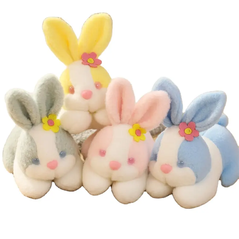 25cm High quality new eyes color green yellow pink blue rabbit soft plush toy bunny rabbit stuffed animal cute bunny plush toy