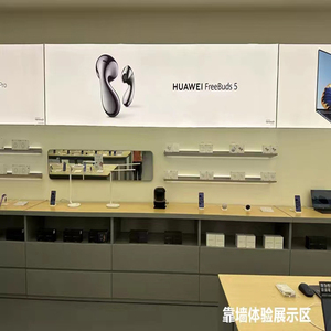 工厂定制木质壁表展示架智能手机架电脑木质架桌柜