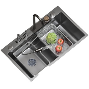 İsteğe bağlı aksesuarları özelleştirmek fonksiyonu mutfak lavabo çok fonksiyonlu paslanmaz çelik lavabo - Product Image 2