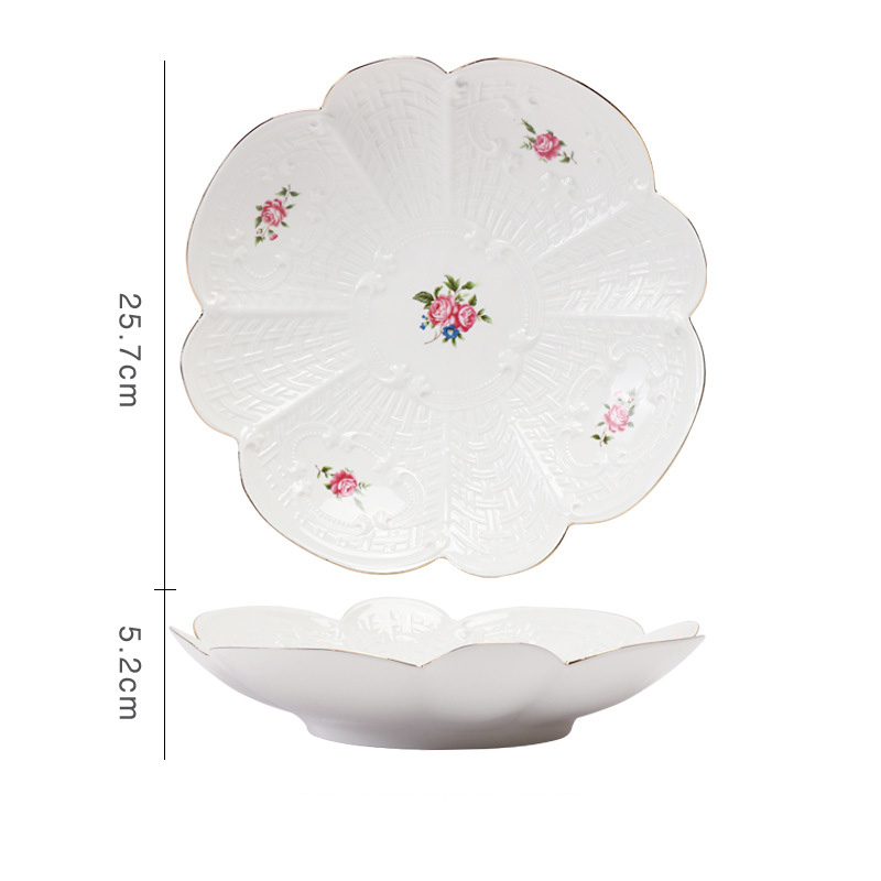 white-10inch plate