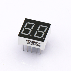 Good Quality 2 <strong>Digit</strong> 0.36 Inch <strong>Led</strong> Fnd 7 <strong>Segment</strong> <strong>Display</strong> 2 <strong>Digits</strong> <strong>Red</strong> with Long Pin Header - Product Image 1