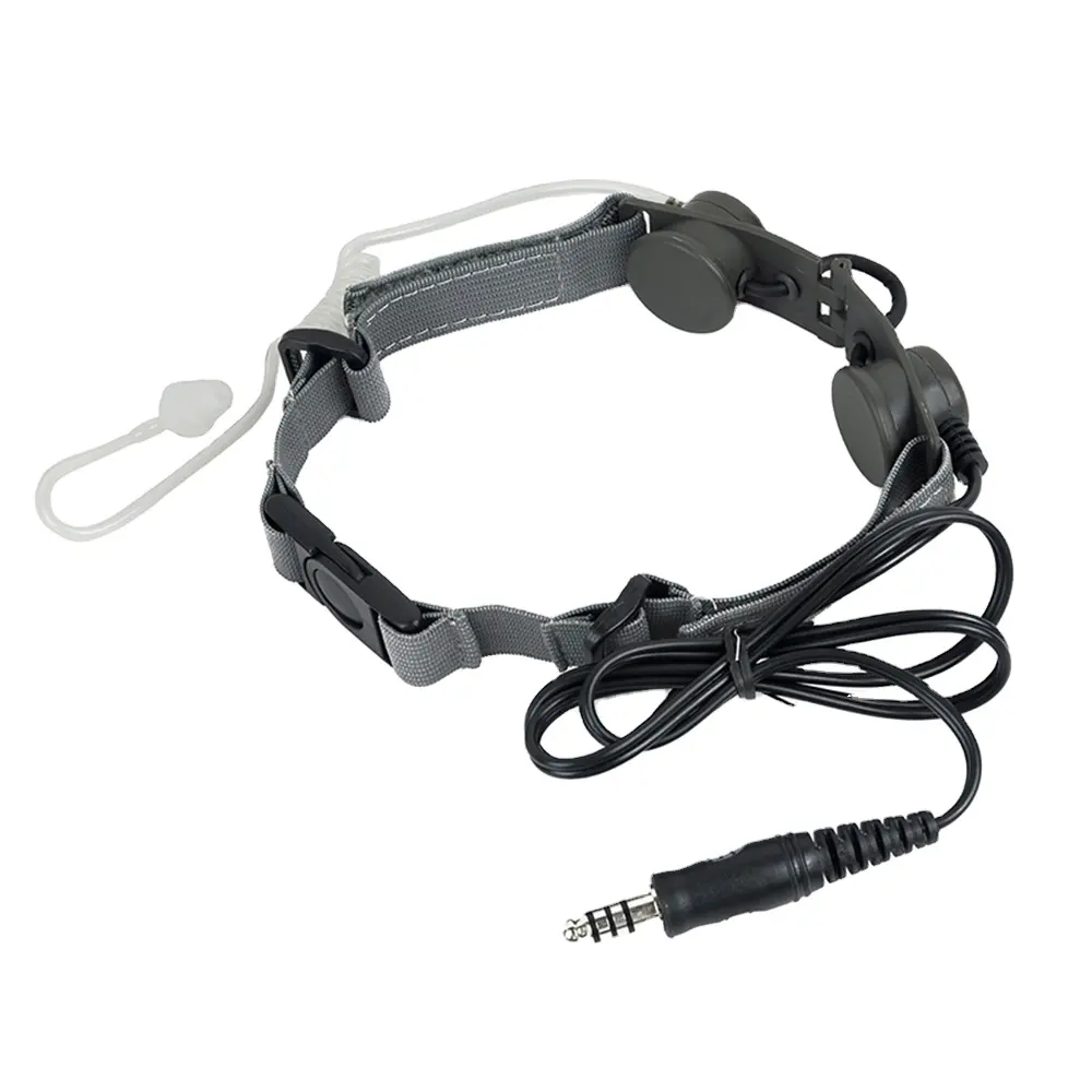 WADSN-auriculares tácticos con micrófono de garganta, audífonos tácticos de tubo, WZ033