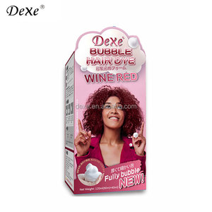 Dexe מותג פרטי קבוע לאורך זמן טבעי קצף בועת שיער צבע צבע קרם