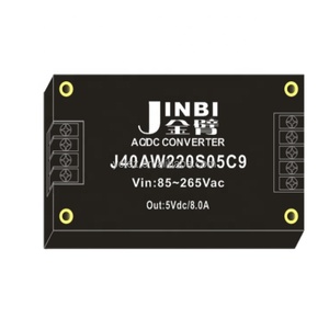 Módulo de alimentación personalizado, entrada DC 40W, salida 85-265V CA, 5V/8A, entrada y salida con módulo aislado de terminal