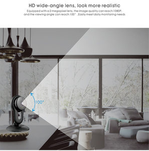 FHD 1080P Mini Interior Seguridad para el hogar CCTV Cámara IP inalámbrica H.265 Codificar visión nocturna Detección de movimiento PTZ Registro en la nube 2MP - Product Image 6