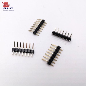 2.54ミリメートルピッチ1x7Pin 45度ピンヘッダコネクタ - Product Image 1