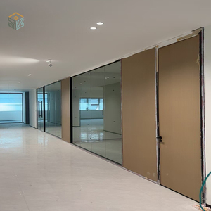 Full View Office <strong>Partitions</strong> Aluminium Glass Partitioning Divider Wall <strong>System</strong> for Home Office School Call Center - Product Image 2