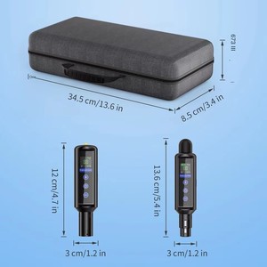 Bộ hệ thống <span class=keywords><strong>DMX</strong></span> không dây 6 trong 1: Bộ phát 1X & Bộ thu 6x với màn hình kỹ thuật số & hộp đựng, tầm xa cho chiếu sáng sân khấu - Product Image 3