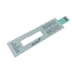 Keypad pabrik & Keyboard Autoflex EBG180 keypad saklar membran taktil bahan dengan perekat 3M467 untuk kontrol penghalus - Product Image 4