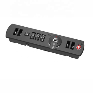 3 haneli girinti TSA fermuar kilidi çift çektirme - Product Image 3