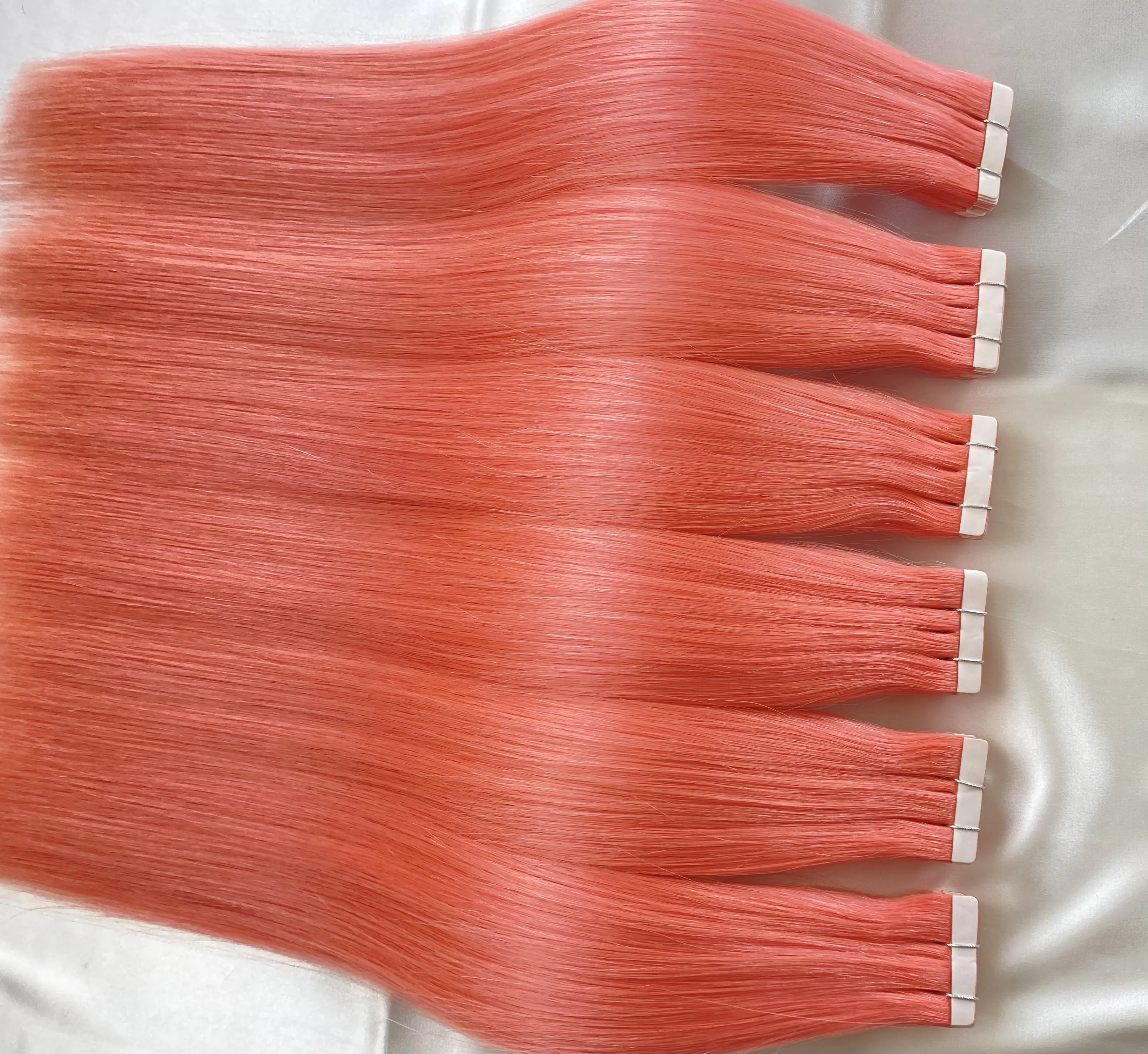 وصلات إطالة الشعر الطبيعي بشريط لاصق روسي مزدوج 12A يتميز بالمبيعات العالية والجذابة مباشرة من المصنع